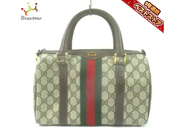 GUCCI グッチ GG柄 シェリーライン ハンドバッグ オールドグッチ GUCCI グッチ GG柄 シェリーライン ハンドバッグ オールドグッチ