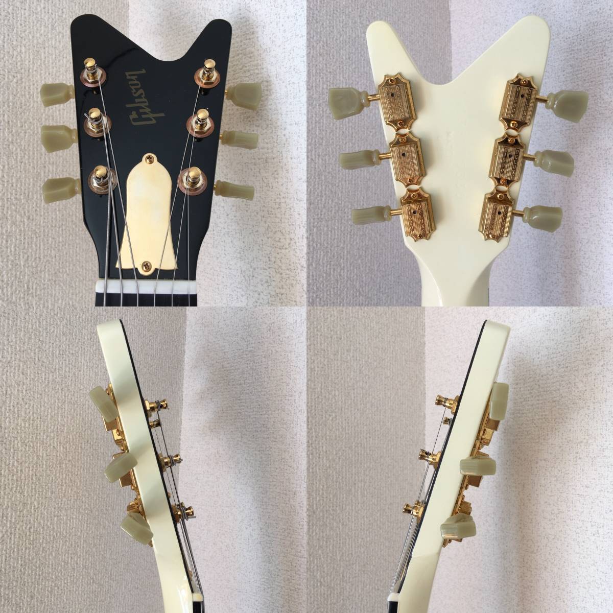 レア Gibson Limited Edition Reverse Flying V Classic White 