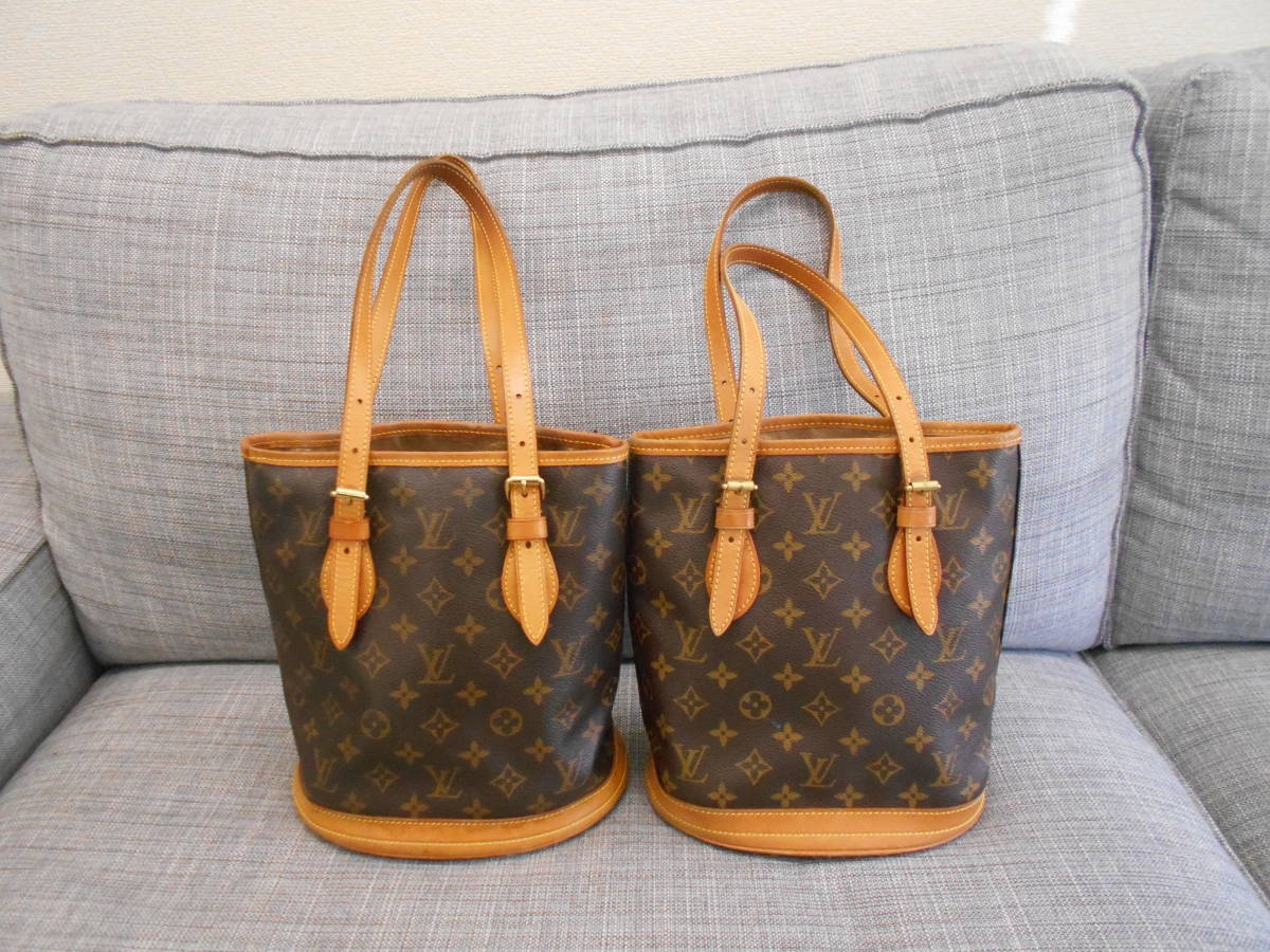 LOUIS VUITTON ルイヴィトン モノグラム バケット ハンドバッグ 1円～ ルイヴィトン Louis Vuitton バケツ バケット ハンドバッグ