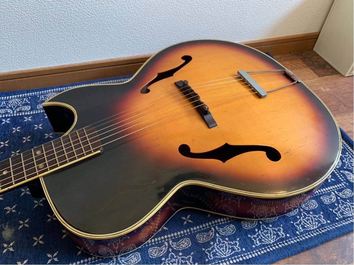 品 1950年代 SUZUKI GUITAR P-20 スズキバイオリン ギター フルアコ