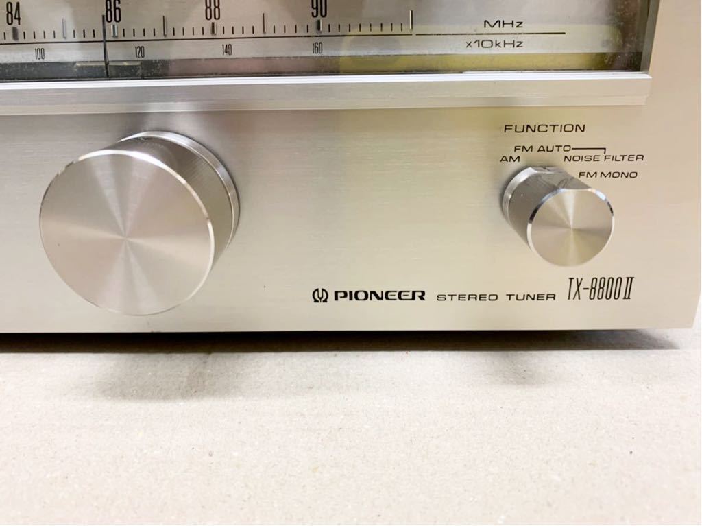 Pioneer パイオニア チューナー ステレオ TX-8800Ⅱ 通電確認 ジャンク