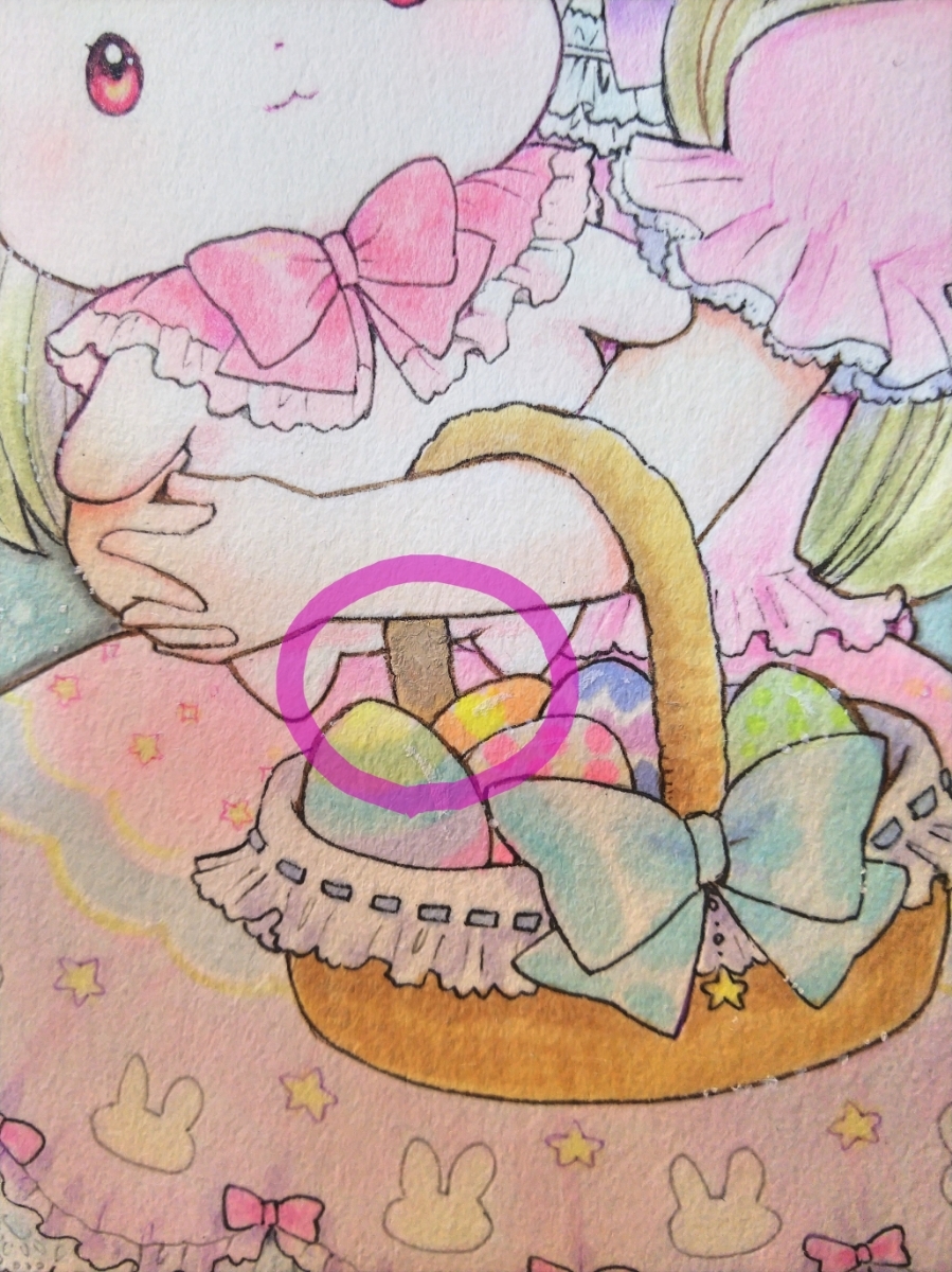 オリジナル手描きイラスト＊イースター② イースターのイメージ