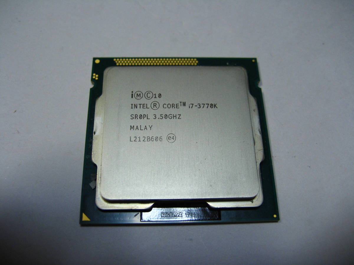【送料無料，正規品】 Intel Core i7 3770K LGA1155(Core i7)｜売買されたオークション情報、yahooの商品情報をアーカイブ公開 - オークファン Core i7
