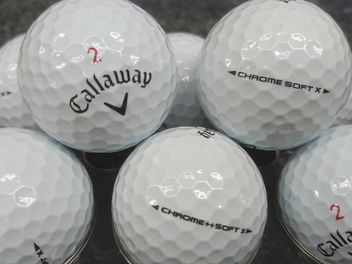 品質保証，人気セール 高品質 A級 キャロウェイ クロムソフト X'18 ホワイト 20球セット ゴルフボール ロストボール(20個～)｜売買されたオークション情報、yahooの商品情報をアーカイブ公開 - オークファン ボール