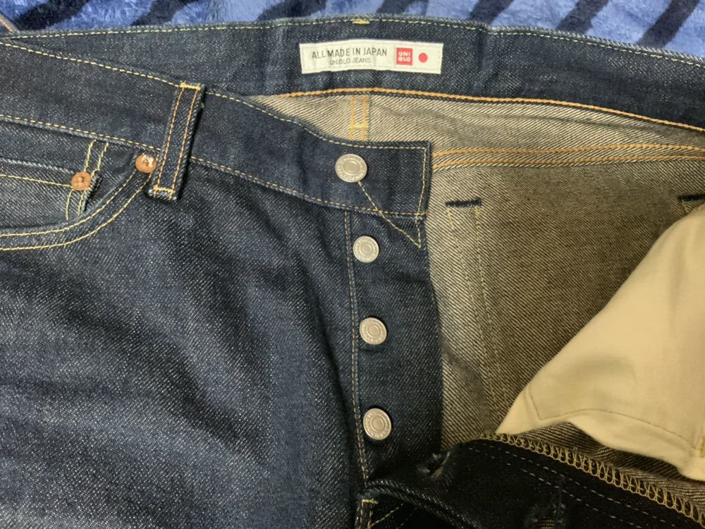 UNIQLO （ユニクロ） ALL MADE IN JAPAN 日本製 セルビッチ 赤耳 