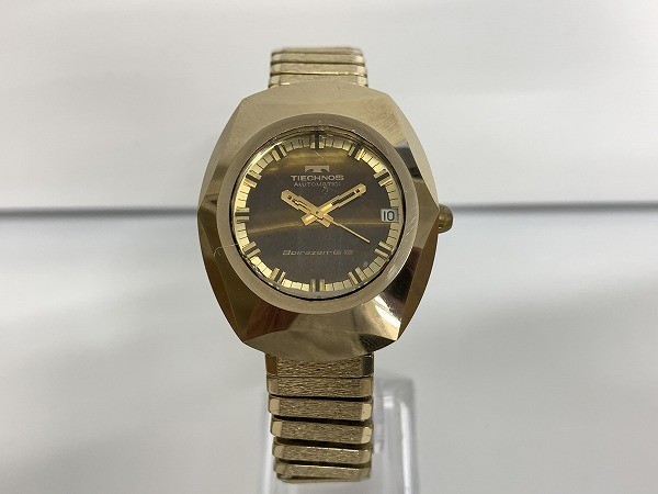 A071-uA877 TECHNOS Borazon-G Ⅷ テクノス ボラゾン 腕時計 メンズ 自動巻き 稼働 現状品 ⑨(テクノス)｜売買 ...