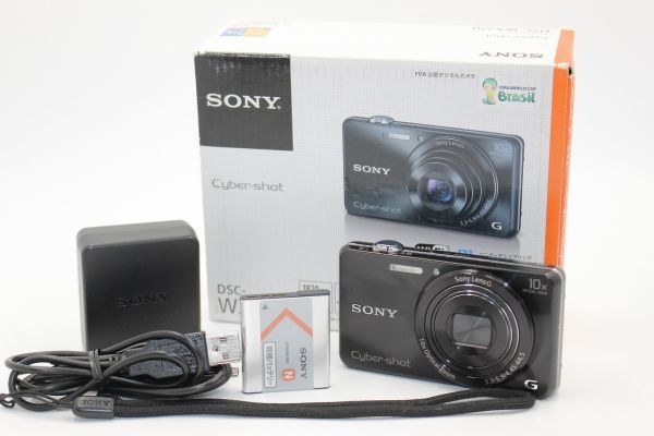 □新品級□ソニー SONY Cyber-shot DSC-WX220 ブラック□付属/元箱付き