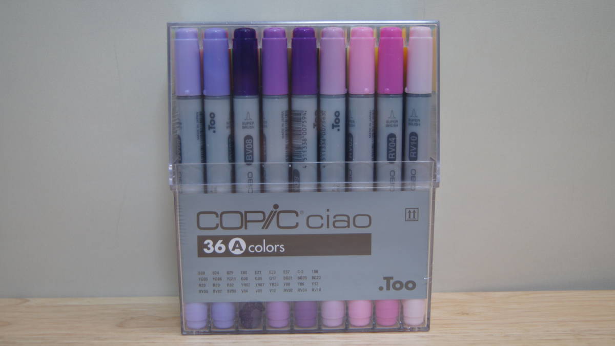 N49117A 新品未開封 COPIC ciao コピック チャオ 36色 A セット ケース