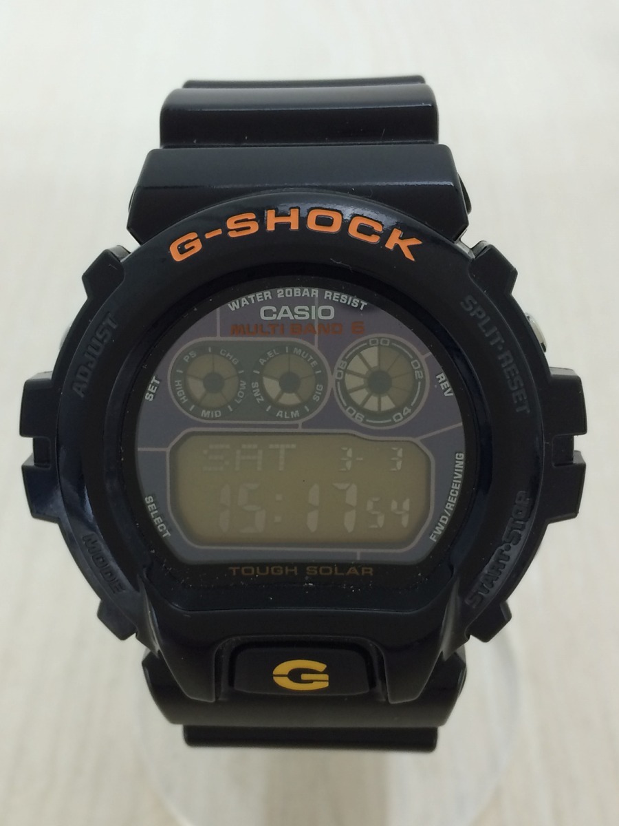 CASIO◇GW-6900B-1JF/ソーラー腕時計・G-SHOCK/デジタル/BLK/ジー