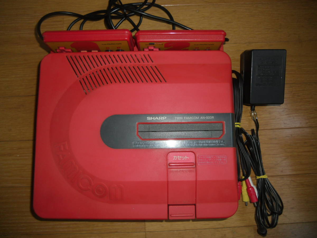 ツインファミコン AN-500R シャープ レッド シャープ(SHARP)|ツイン 