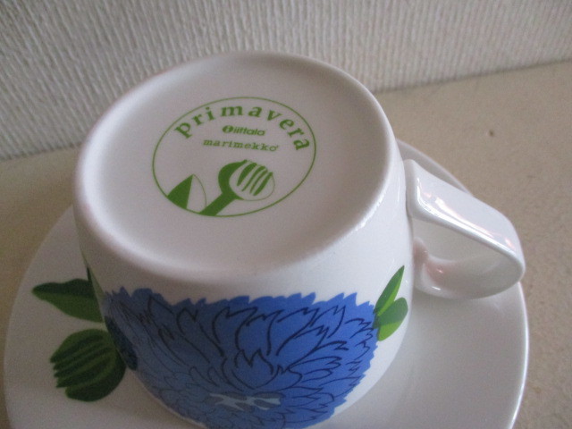 iittala（イッタラ）　marimekko（マリメッコ）　Primavera（プリマヴェーラ）シリーズ　C＆S　ブルー