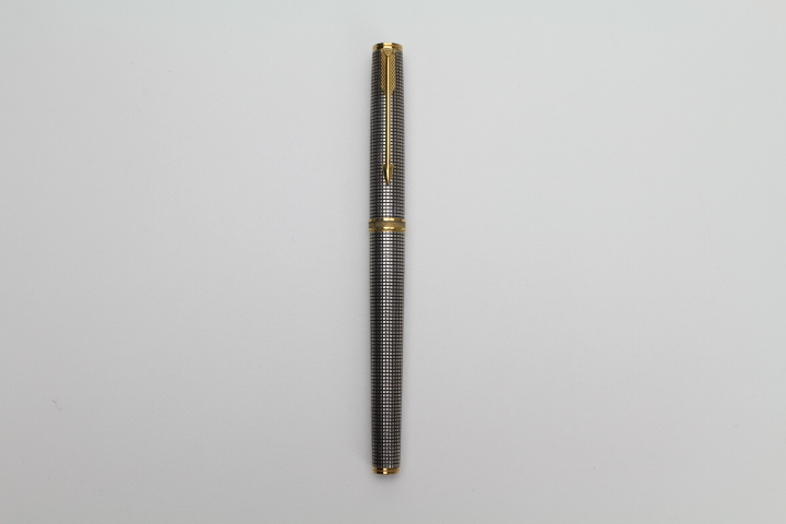動作確認済み◇万年筆◇PARKER パーカー 925 シルバー ペン先 14K XF