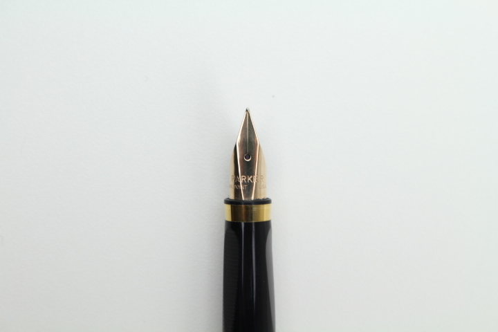 動作確認済み◇万年筆◇PARKER パーカー 925 シルバー ペン先 14K XF