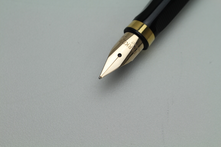 動作確認済み◇万年筆◇PARKER パーカー 925 シルバー ペン先 14K XF