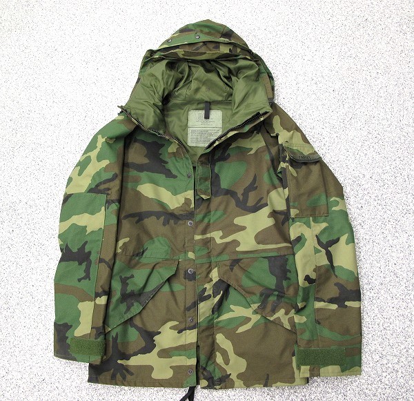 米軍実物 1992年製 ECWCS ゴアテックス 迷彩 ジャケット XS-R 良品
