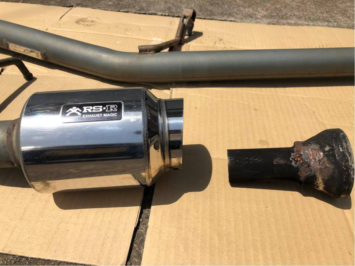 三菱 ミニカ H42V 社外品 マフラー RSーR 5速マニュアル5ドア4