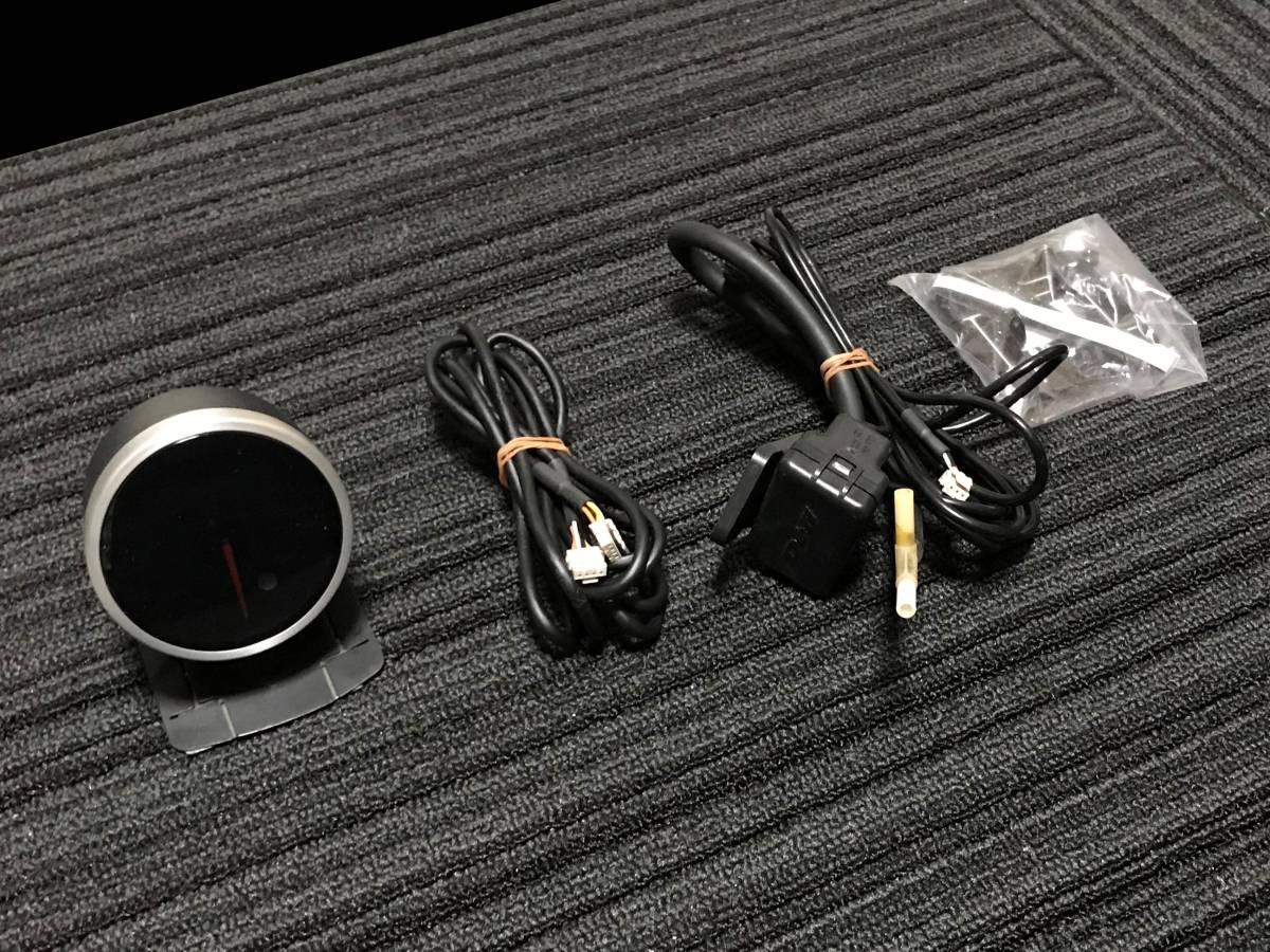デフィ Defi リンクメーター ブースト計 BF アンバーレッド 赤 ブーストセンサー&配線&メーターフード一式セット