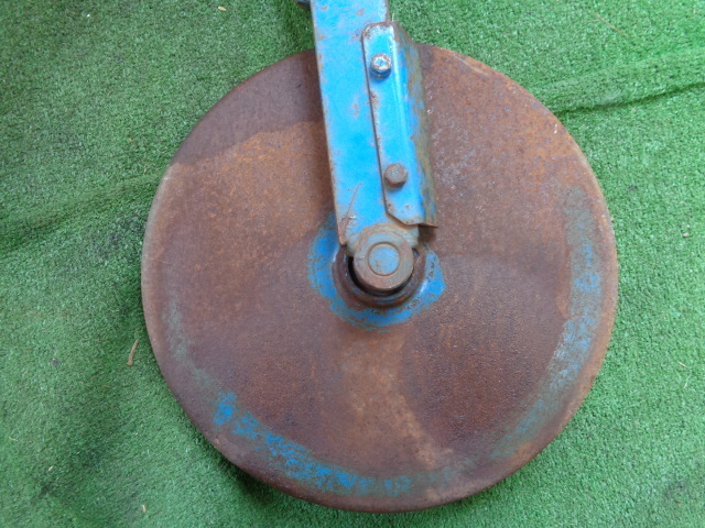 新潟 ④ 尾輪 2個セット 車輪直径 340mm 軸 49mm 補助車輪 トラクター