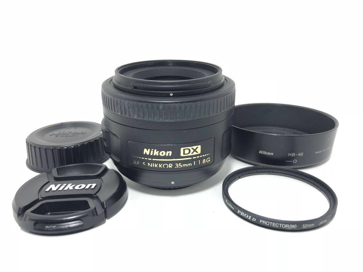 ☆良品・レンズプロテクター付☆ Nikon ニコン AF-S DX NIKKOR 35mm F1