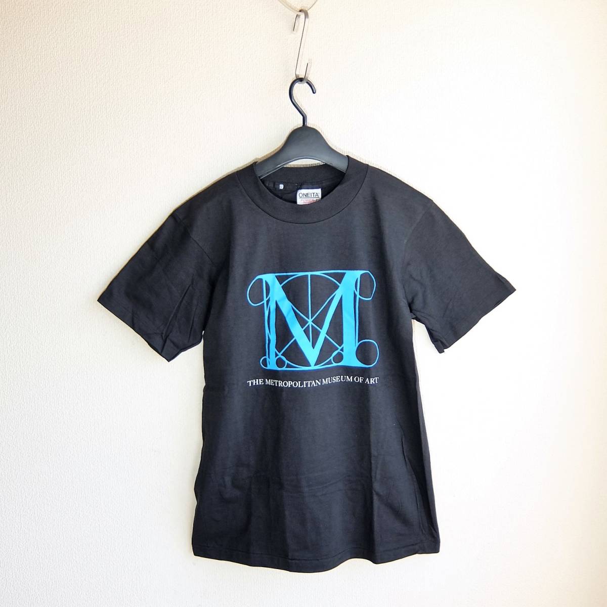 XL 90s メトロポリタン美術館 Tシャツ 黒 アート MET USA製 90'S デッドストック MET メトロポリタン 美術館 Tシャツ ONEITAボディ