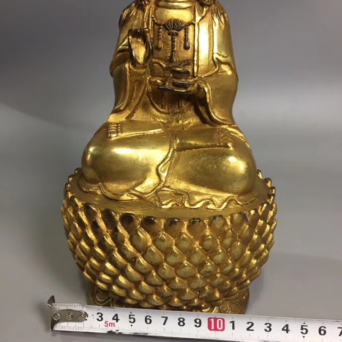 細工観音菩薩仏像 縁起物 開運 お守り 旧家蔵出し 骨董品 古鎮入手