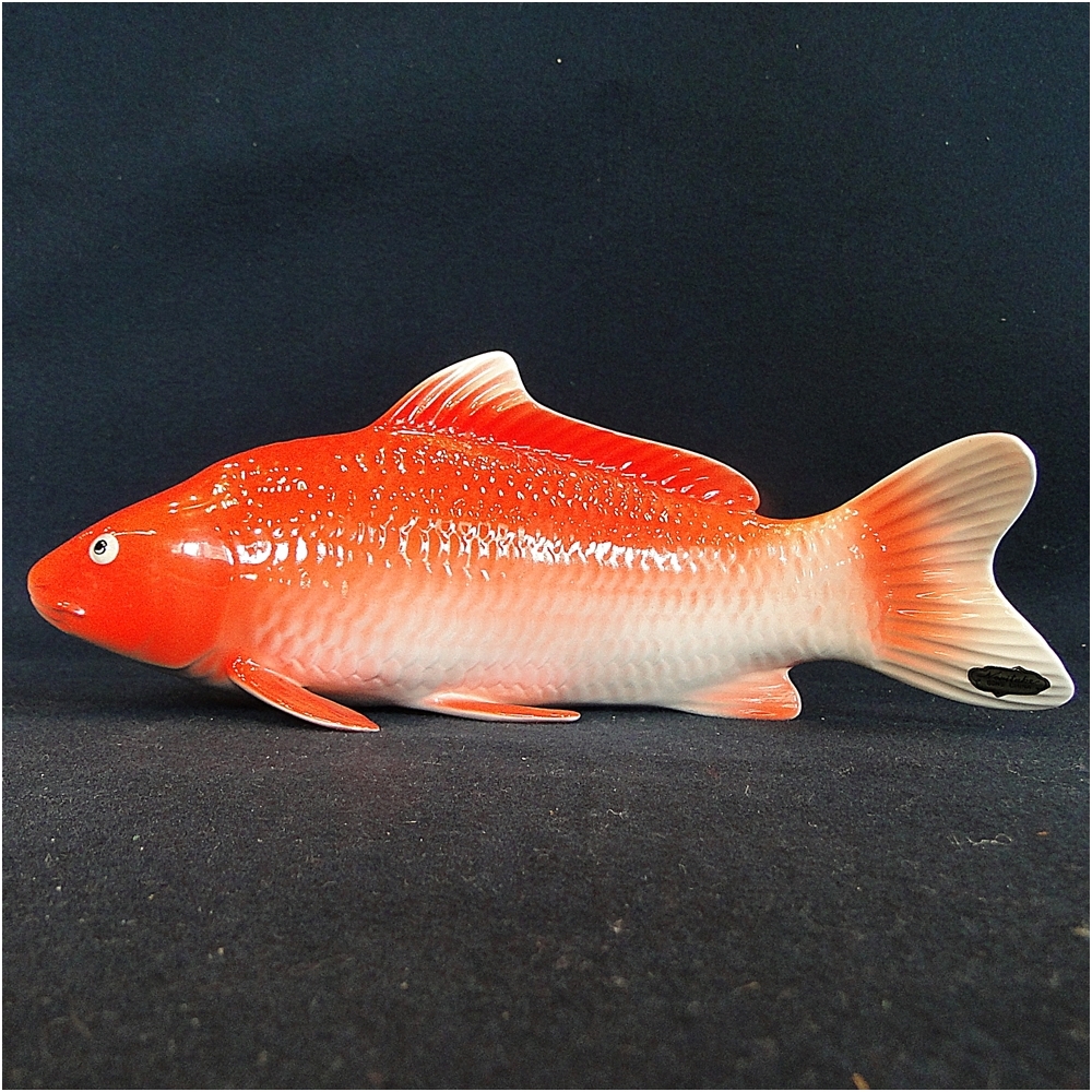 オールドノリタケ 鯉 置物