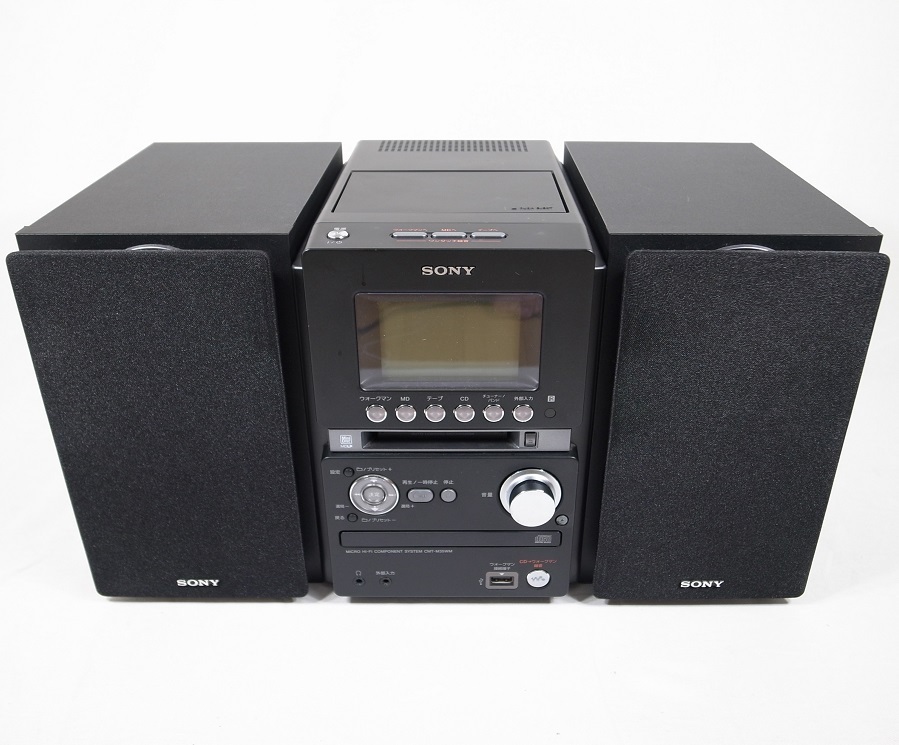 SONY MD搭載オールインワンコンポ CMT-M35WM B ブラック 美品 SONY MD搭載オールインワンコンポ CMT-M35WM B ブラック 美品