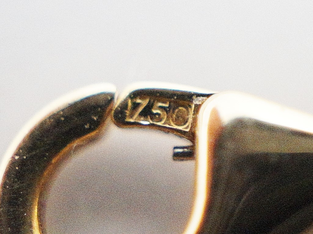 VanCleef&Arpels ヴァンクリーフ&アーペル ヴィンテージアルハンブラ ネックレス スモールモデル ゴールド G750刻印 ② ...