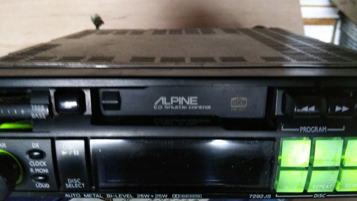 カセットデッキ アルパイン 7292JS カーオーディオ 美品 ALPINE Yahoo