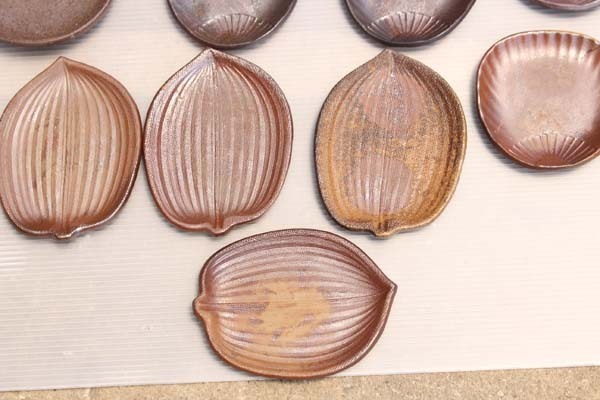 ★煎茶道具 茶道具 器 食器 お皿 小皿 菓子皿 23枚 セット まとめ売り 丸皿 葉形 うちわ形【20204972】