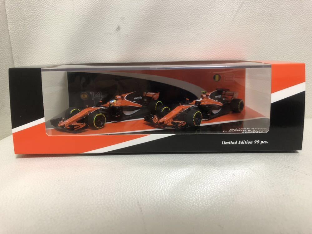 99台限定品】MINICHAMPS 1/43 McLAREN HONDA MCL32 F1 2017 アロンソ