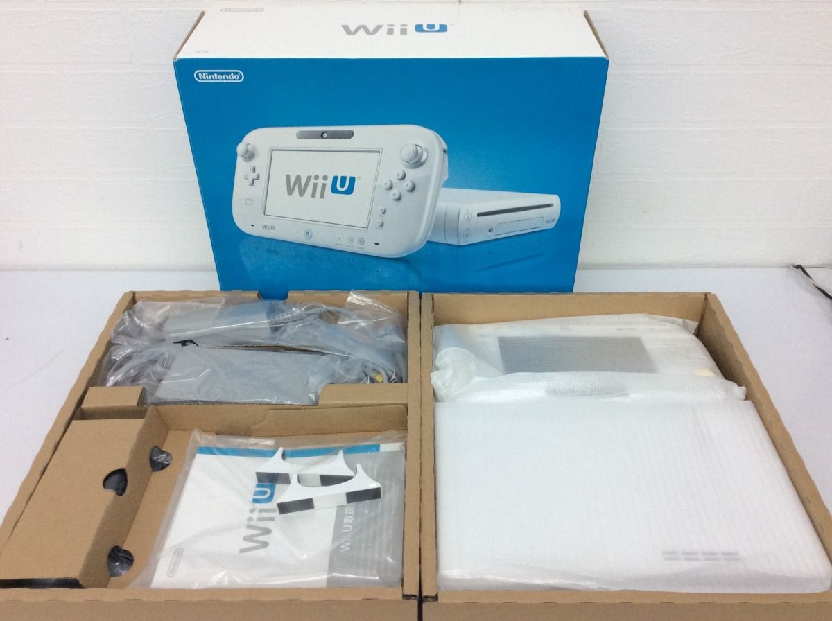 【入金確認後24時間以内に発送】動作確認済 任天堂 WiiU プレミアムセット ホワイト 32GB DC02-232jy/F4