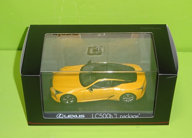 LEXUS LC500h 黄 レクサスミニカーコレクション 京商 1/64 ミニカー
