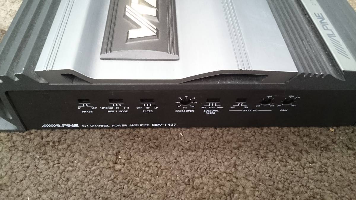 大好評発売中 M100-44 ALPINE MRV-T407 アンプ 【公式通販】