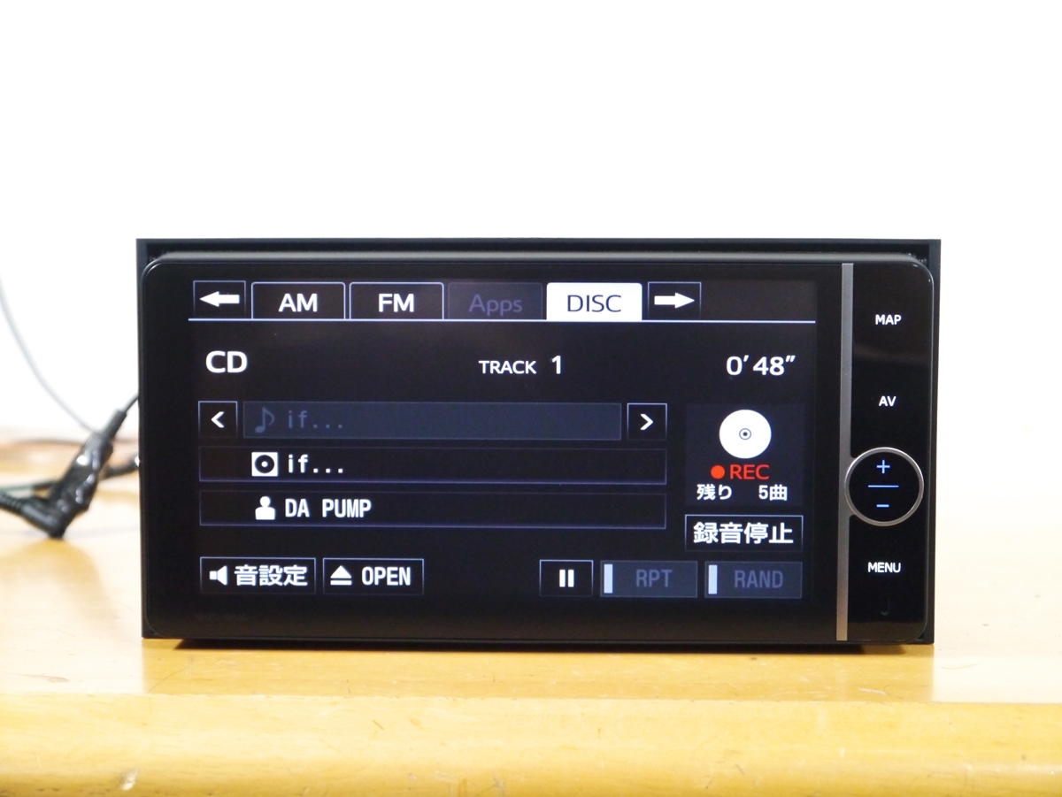 車 トヨタ純正 NHZD-W62G Bluetooth HDDナビ 動作確認済