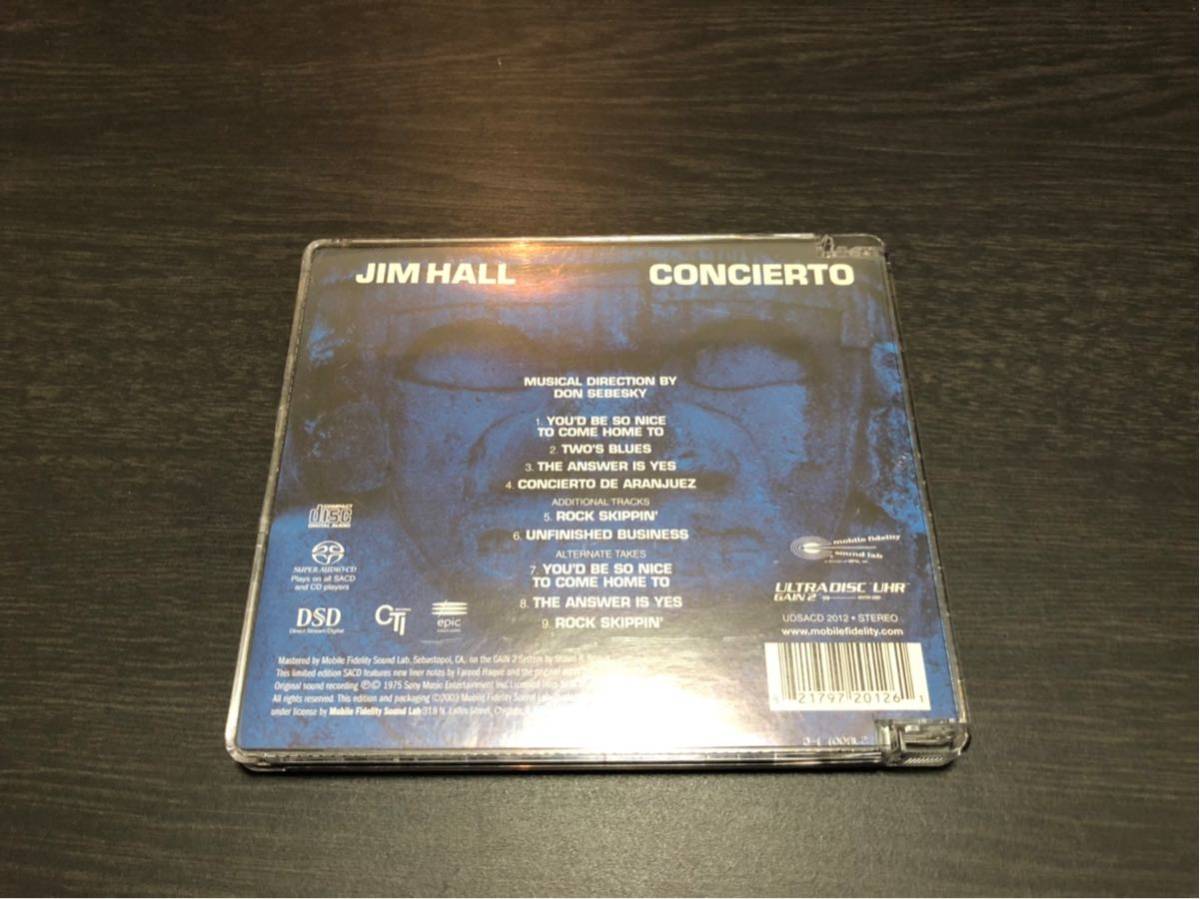 Concierto Jim Hall - CD audio mfsl アランフェス協奏曲 ジム・ホール