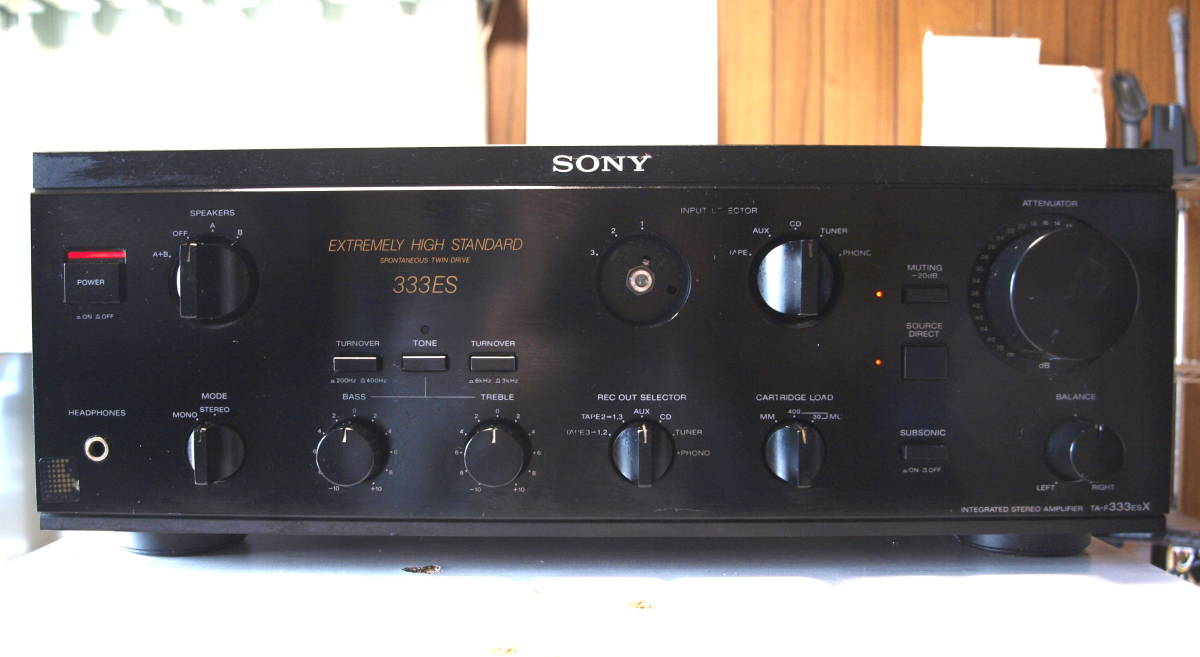 【ジャンク】SONY TA-F333ESXII プリメインアンプ 送料無】SONY プリメインアンプ TA-F333ESX ジャンク品 SONY
