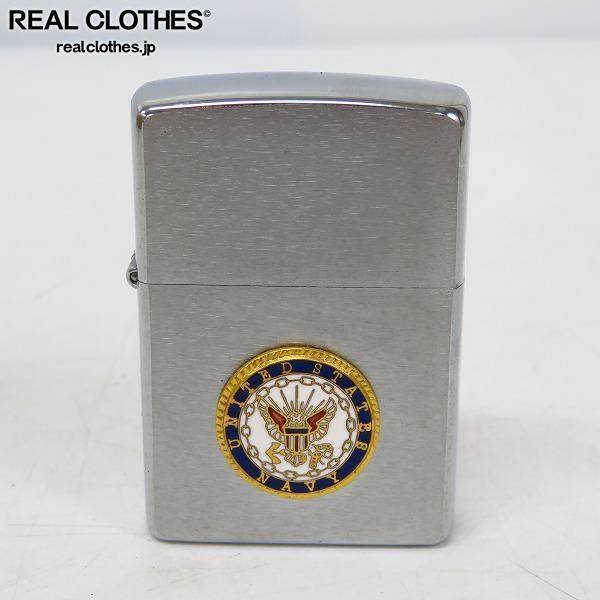 【安い，HOT】 ZIPPO/ジッポー UNITED STATES NAVY/アメリカ海軍 メタル貼り 2000年製 /LPL(ミリタリー)｜売買されたオークション情報、yahooの商品情報をアーカイブ公開 - オークファン Zippo