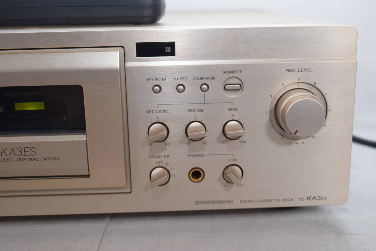 SONY カセットデッキ TC-KA3ES ジャンク品 家電、AV、カメラ カセット