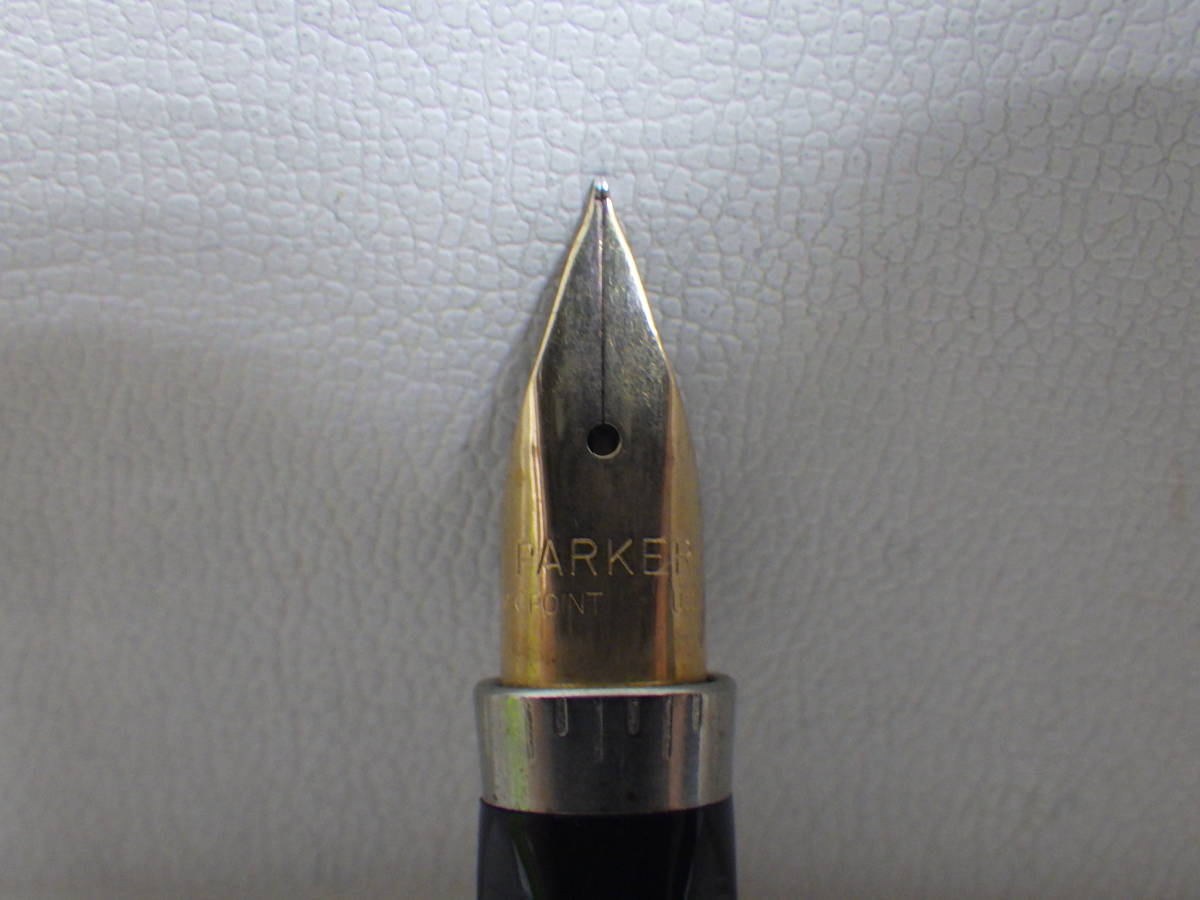 #10077 PARKER パーカー 万年筆 金メッキ ペン先 14K 【公式通販】