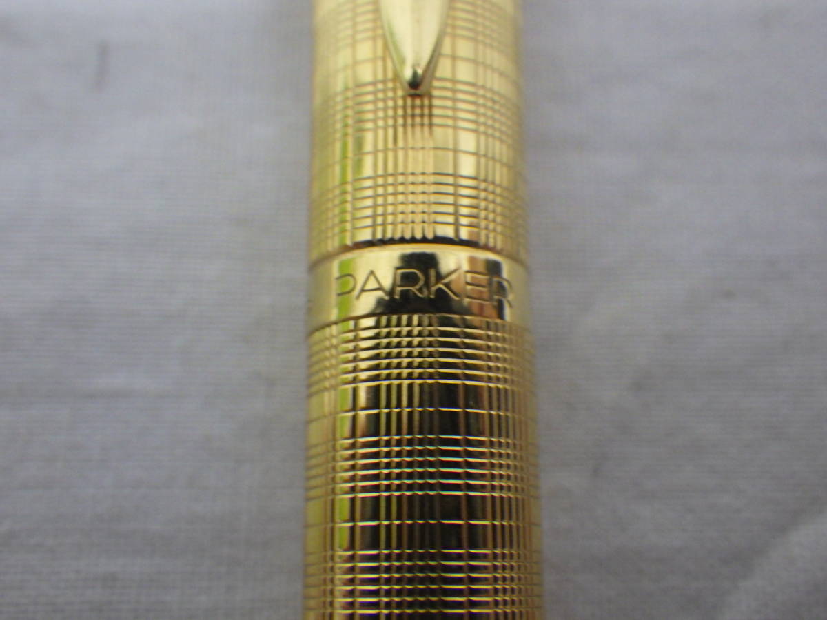 #10077 PARKER パーカー 万年筆 金メッキ ペン先 14K 【公式通販】