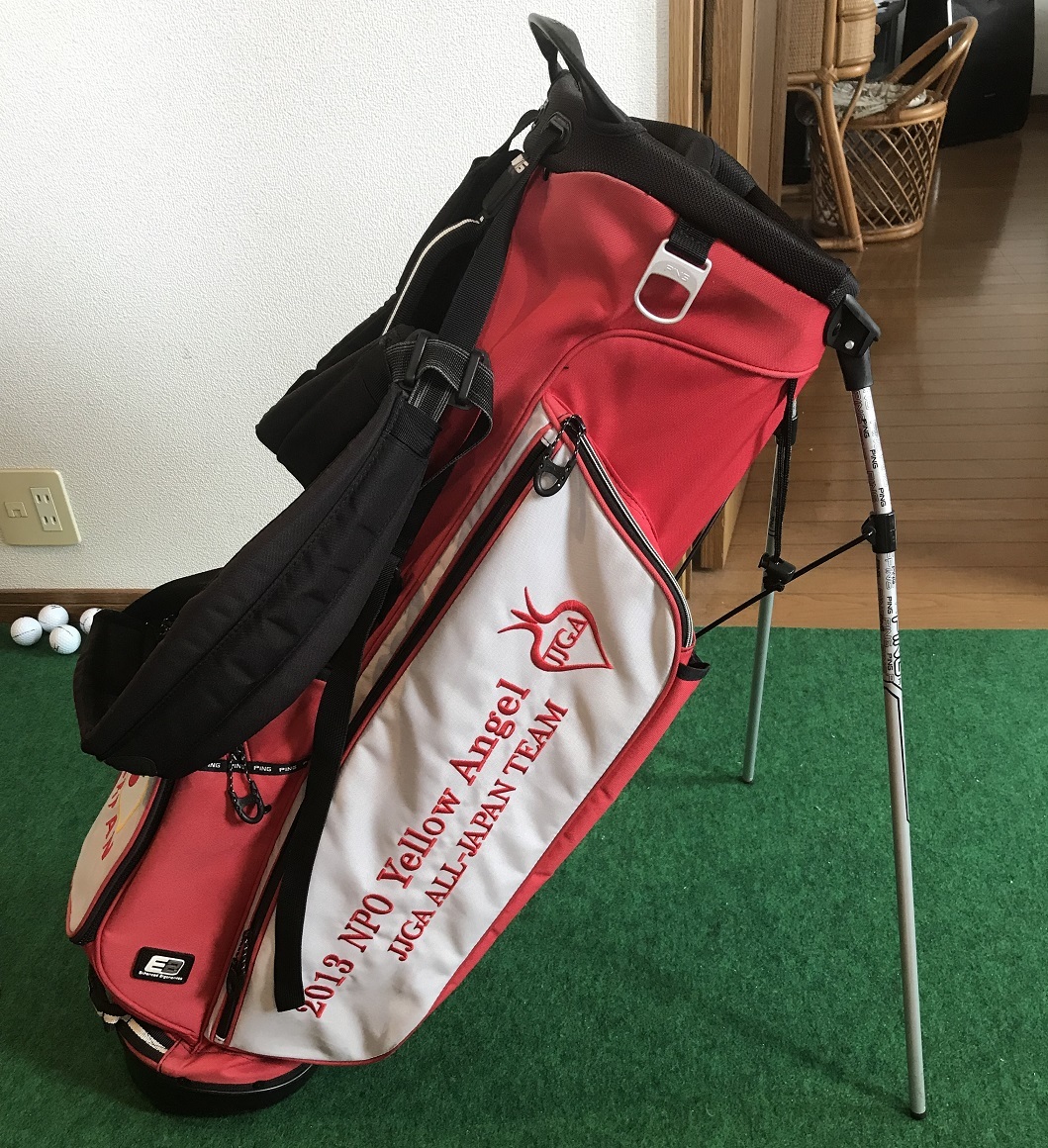 本物保証，100%新品 ピン PING 4SERIES スタンド キャディバッグ JJGA ALL JAPAN Yellow Angel イエローエンジェル 2013(キャディバッグ)｜売買されたオークション情報、yahooの商品情報をアーカイブ公開 - オークファン キャディバッグ