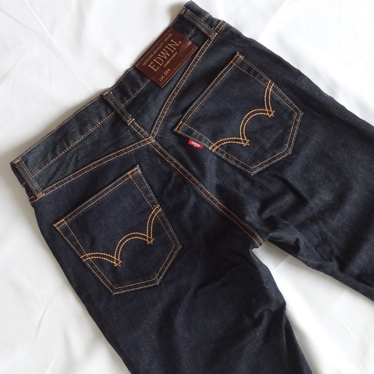 【数量限定，得価】 EDWINエドウィン 50414 ストレッチルーズストレートジーンズ 濃紺 30インチ ウエスト約78cm(W30)｜売買されたオークション情報、yahooの商品情報をアーカイブ公開 - オークファン W30