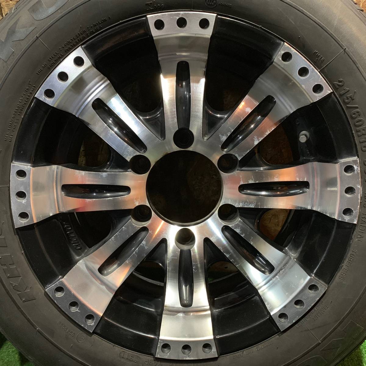 Cuervo8/クエルボ 社外ホイール＆215/60R16 KUMHO KH18☆ハイエース等 タイヤホイール 4本セット！
