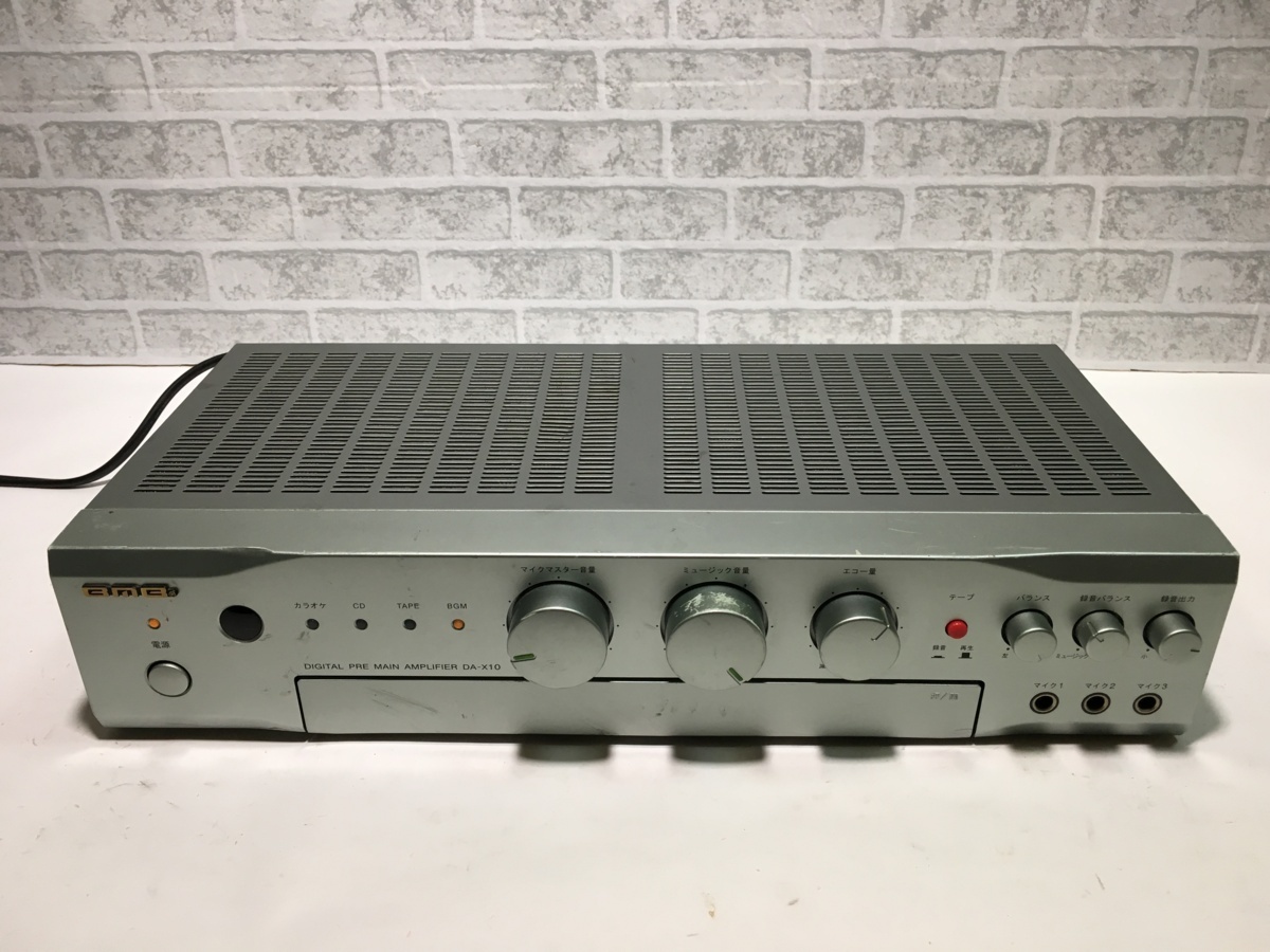 BMB カラオケアンプ DA-X10 中古品4574 オーディオ機器 カラオケ機器
