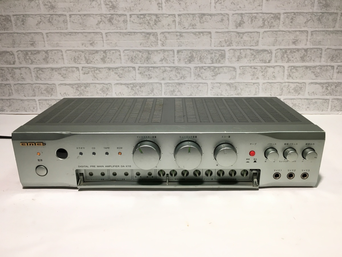 BMB カラオケアンプ DA-X10 中古品4574 オーディオ機器 カラオケ機器