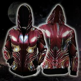 【新品・送料無料！】アイアンマン パーカー エンドゲーム スパイダーマン アベンジャーズ マーベル S/M/L/XL/XXL/3XL/4XL/5XL c