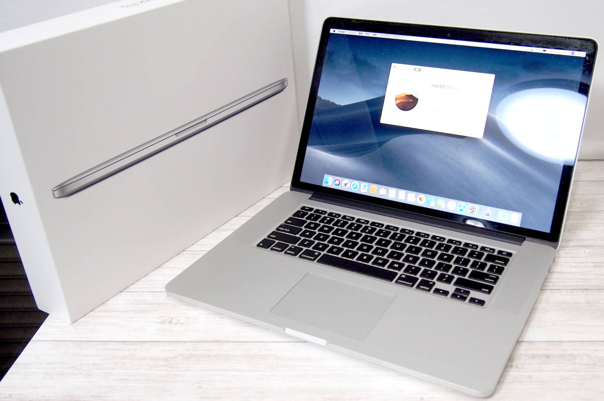MacBook Pro Retina 15-inch Mid 2014 Core i7/16GB/ 高速 NVMe SSD 512GB ...