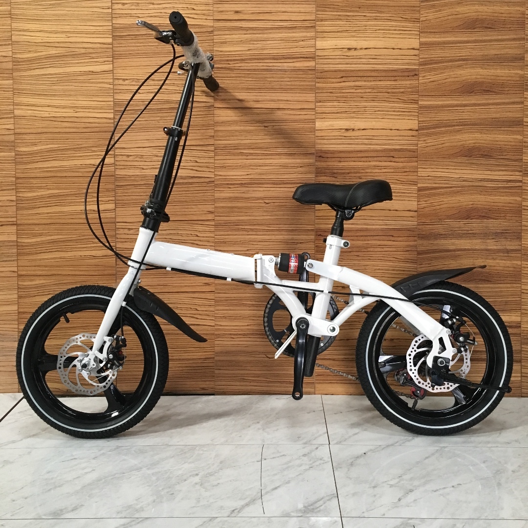 完全売り切り 高級仕様 折りたたみ 自転車 前後ディスクブレーキ ギア