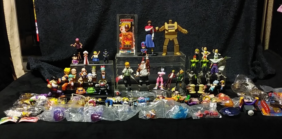 ドラゴンボール フィギュア中心 78体 アラレ 聖闘士星矢 ナルト ワンピ 